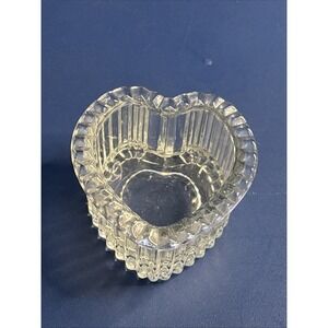 Vintage Homco Heart Shaped Jewelry / Trinket Box